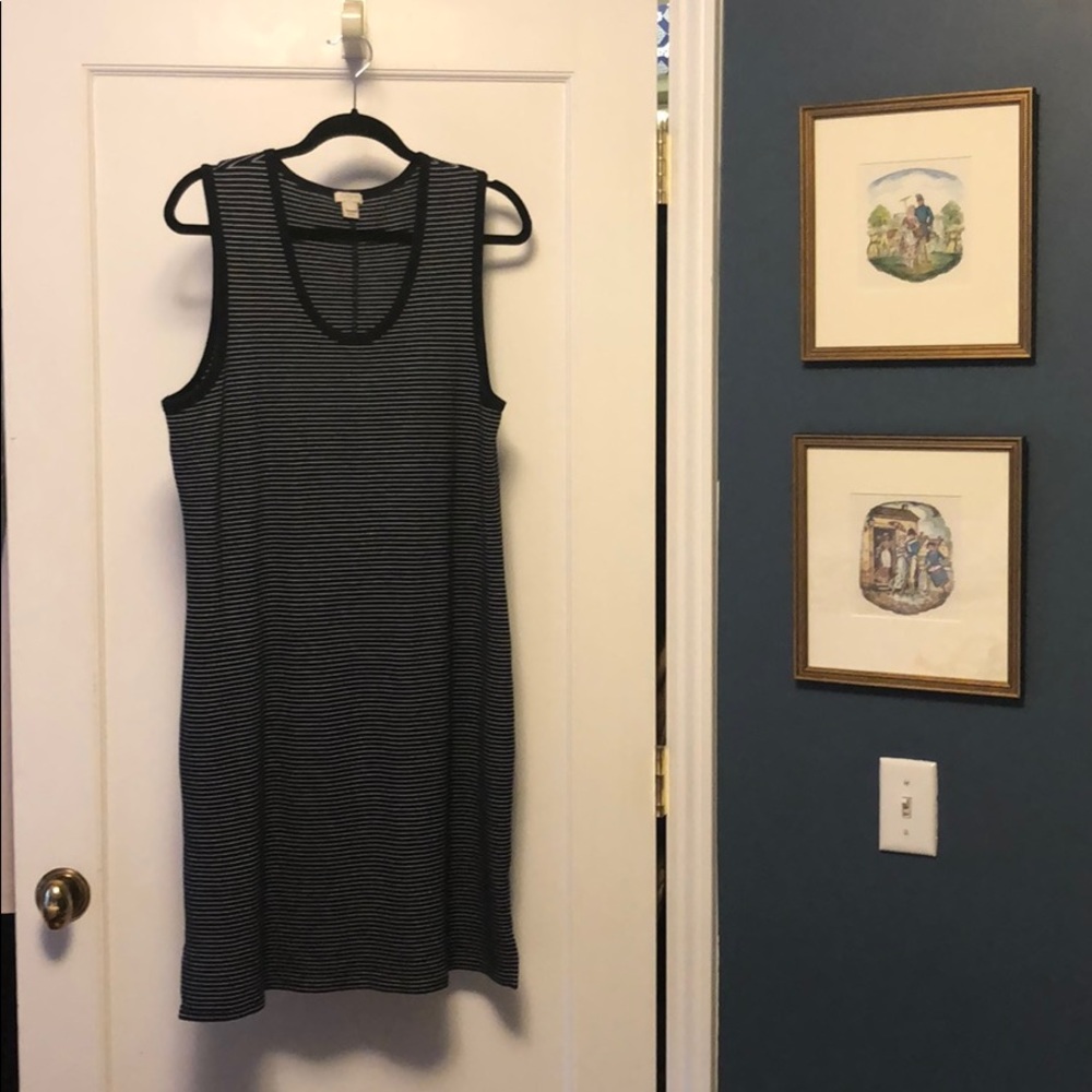 J crew sleeveless knit dress